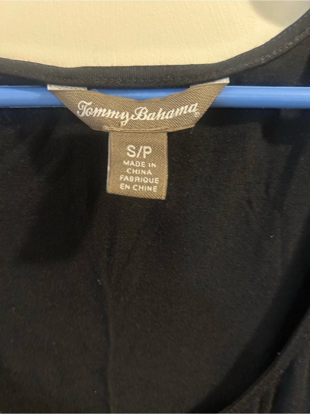Tommy Bahama cotton black top